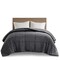 Gracie Mills Heathered Jersey Knit Down Alternative Comforter Grace-15592 Oversized